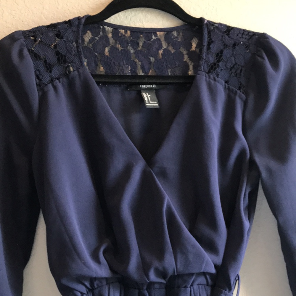 Faux wrap dress